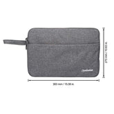 Funda Manhattan Para Notebook De 14.5 Seattle Gris Resiste Agua 439916